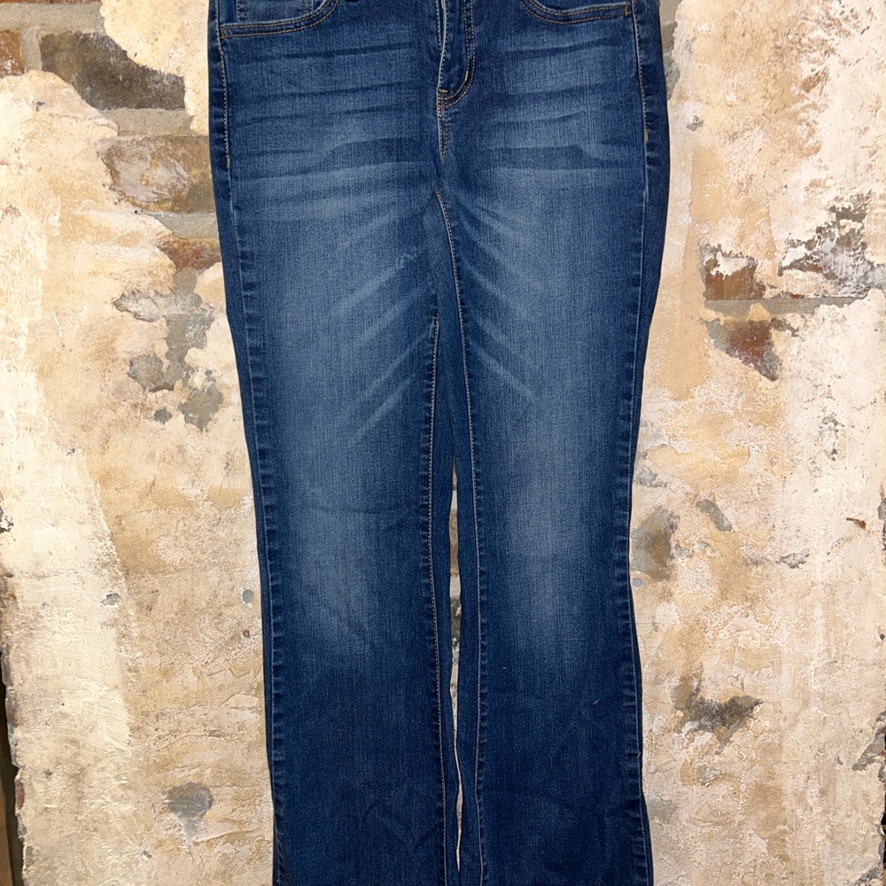 SO Blue Flare Wide Leg Jeans
